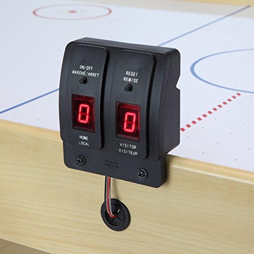 ZAAP Electric Ice Air Hockey Table with Electronic Scoring - 4 Foot with Full Height Legs - Pucks and Pushers Included - Thumbnail 4