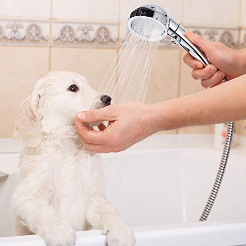 Handheld Shower Head with Hose - INAYA Detachable Shower Head with Handheld Spray & ON/OFF Pause Switch & 3 Spray Settings Showerhead with Extra Long Hose - High Pressure & Water Saving Shower Head