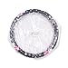 Finex Hello Kitty Car Steering Wheel Cover - Flowers Black - Universal Fit Auto Accessories
