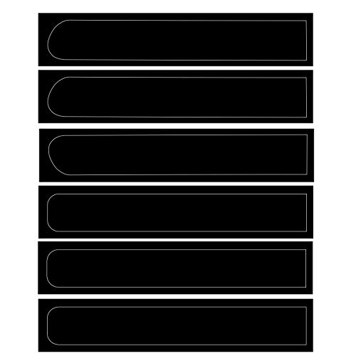Sporthfish Tail Light Tint Kit Taillight Tinted Dry Application Film Dark Black Smoke Precut Vinyl Overlays Taillight Fit for 2015-2019 Dodge Challenger