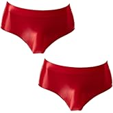 Summer Code Mens Sissy Panties Stretchy Silky Glossy Bikini Briefs Underwear Lingerie Underpants for Men