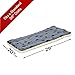 MidWest Homes for Pets QuietTime Reversible Paw Print Pet Bed, Soft Faux Fur & Fleece 30-Inch Crate Mat for Medium Dogs, Machine Washable, Blue and Cream