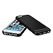 LUVVITT [Sleek Armor] Slim Shock Absorbing Flexible Back Cover TPU Rubber Case Designed for Apple iPhone SE Special Edition (Not Compatible with iPhone SE 2020) - Black