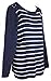 Karen Scott Womens Plus Striped Ribbed Knit Pullover Sweater