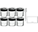 2 oz / 60 ml Clear Thick Wall Travel Jar (6 pack) Samples, Balms, Makeup and Cosmetics, Salves,
