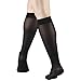 Truform Sheer Compression Stockings, 15-20 mmHg, Women's Knee High Length, 20 Denier, Black, Medium