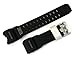 Casio 10504384 Genuine Factory Replacement Black Resin Watch Band fits GWG-1000-1A
