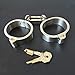 SM Handcuffs Collar and Ankle Metal with Key for Women Men Couples SM Adult Metal Bondage Fetish Handcuffs kit Restraint Set Sex Toy,3pieces,Malethumb 1