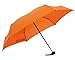 Fidus Ultra light Mini Compact Travel Umbrella – Windproof Portable Parasol Sun & Rain Outdoor Golf Umbrella With 95% UV Protection for Women Men Kids-orange