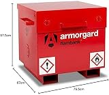 Horison Industries COSHH Cabinet Fire Proof Storage 670x765x675mm Chemical view 2