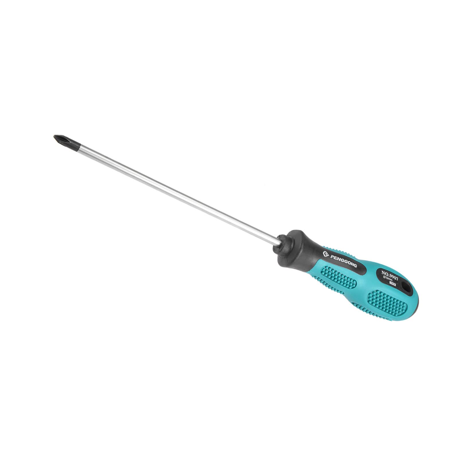 CoCud Phillips Screwdriver, #1 Cross Head 6" CR-V Steel Round Shaft, Magnetic Tip Non-Slip Handle - (Applications: for Automotive/Home Appliances Repair)
