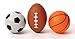 3 Pack Mini Sports Stress Balls Set - Soccer Basketball And Football Multi Use Reliever Relax Ball