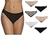 Felina Women's 6 & 8 Pack Cotton Stretch Sexy Active Sublime Low Rise Bikini Pantys