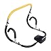 G GFitness Ab Trainer, Yellow, Wheel Style, 220 lbs Max Weight, Abdominal Exerciser