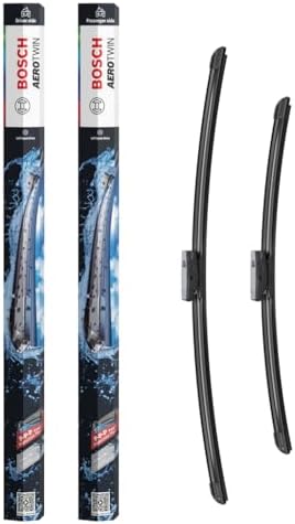 Aerotwin Aerotwin eAM 462 S Tergicristalli Anteriori, Set di 2 Tergicristalli di Ricambio, con Adattatore Preassemblato, 600 mm / 475 mm - Confezione Salvaspazio
