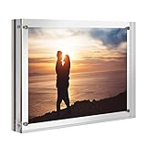 CRUODA Acrylic photo frame 5x7", Magnetic Picture