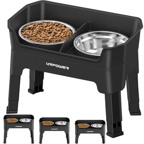 URPOWER Elevated Dog Bowl Stand