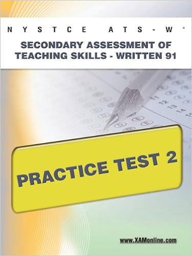 Nystce Ats W Secondary Assessment Of Teaching Skills Written 91 Practice Test 2 Wynne Sharon 9781607872269 Amazon Com Books