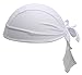 TESOON Unisex Motorcycle Biker Mesh Dew Rag Cooling Skull Cap White