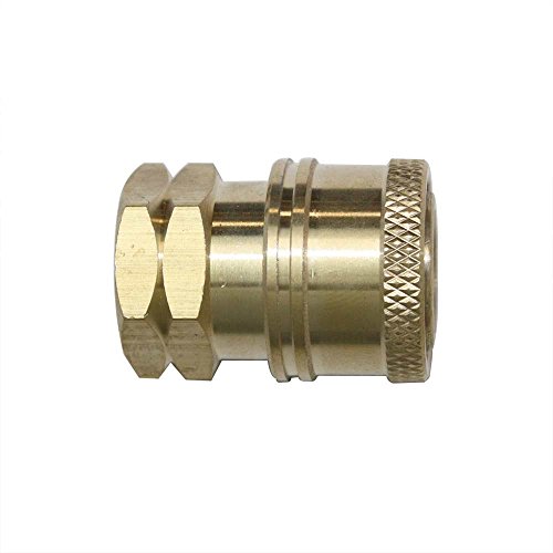 Interstate Pneumatics PW7130 Pressure Washer 1/4 inch FNPT Brass Coupler 5200 PSI