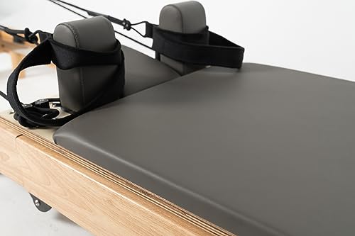 nexace Pilates Reformer Machine, Wood Foldable Pilates Machine Equipment for Home Workout