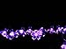 IREALIST 50 LED Lights Solar Powered Blossom Flower Garden String Fairy Lights with LED Waterproof Lights for Outdoor and Indoor Decoration (Purple)