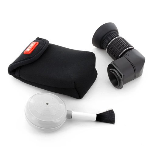 Seagull 1x-2x Scew-In Right Angle Viewfinder for Nikon D800 D700 D4 D3 D3S D3X D2H D2Hs D2Xs D1 D1H D1X DSLR SLR Cameras with 22mm eyepiece thread