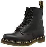 Dr. Martens 1460 Originals 8 Eye Lace Up Boot,Black Smooth Leather,3 UK (4 M US Mens / 5 M US Womens)