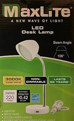 maxlite led desk lamp