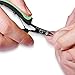 Cuticle Nipper – Half Jaw Professional High Quality Stainless Steel Nail Clippers – Maximum Comfort Grips – Ergonomic Spring Control - Durable Manicure and Pedicure Tool – Beauty Tool Perfect for Fingernails and Toenails – Cuticle Nippers With Money Back Guarantee
