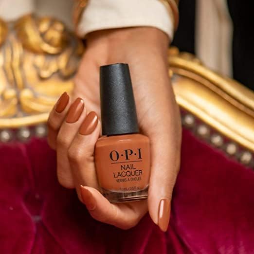 OPI Nail Lacquer My Italian is a Little Rusty | Opaque Muted Orange Crème Chip Resistant Nail Polish | Muse of Milan Collection - Image 4