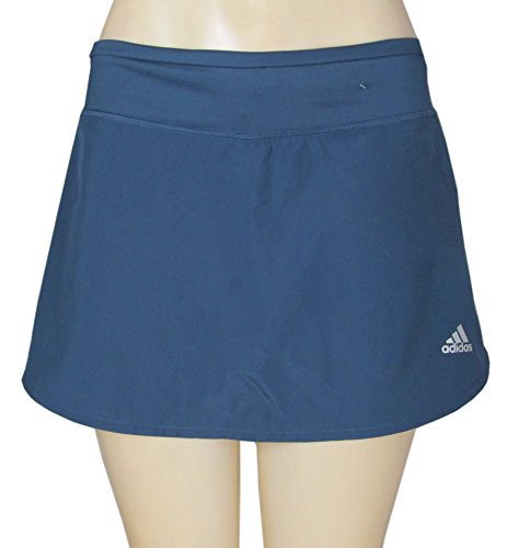 Adidas Women's Running Response Skort ( Blue/Grn) (Medium 6")