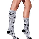 Victoria's Secret Pink Knee High Socks GREY MARL One Size
