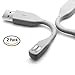 SENHAI 2 Pack Replacement USB Charger/Data Transfer Cable Cord for Jawbone UP2 UP3 UP4 Smart Wristband-4 Inches, Gray