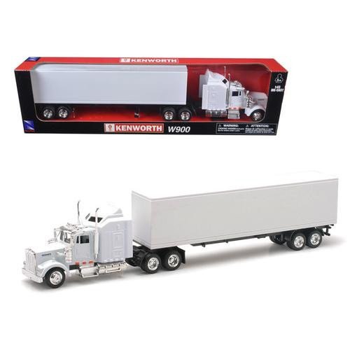 Kenworth W900 Plain White Unmarked 1/43 by New Ray 15843