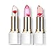 ROPALIA Color changing lipstick Fashion Magic Color Moisturizing Lip Balm Transparent flower jelly baby lipstick
