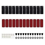 Yoursme Rear Window Louvers Replacement Hardware Double Side Tape Mounting Tools Kit Set Installation Universal for Ford Mustang Camaro Dodge Challenger