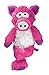 KONG - Cross Knots Pig - Internal Knotted Ropes and Minimal Stuffing for Less Mess - For Medium/Large Dogs