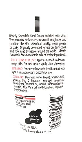 Udderly Smooth Hydrating Hand Cream Variety Pack (2 of each scent), 2 oz. each, Travel Size Lotion - 6 Pack - Thumbnail 4