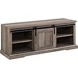 Walker Edison Farmhouse Sliding Grooved Door