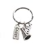 Cheerleader Cheer Megaphone Coach Charm Keychain, Bag Charm, Key Chain, Cheerleading Coach Gift