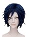Short Ao no Exorcist -Okumura Rin Dark Blue Anime Cosplay wig COS-212A by HY