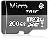 M-KING 200GB Micro SD SDXC Memory Card High Speed Class 10 with Micro SD Adapter, Designed for Android Smartphones, Tablets and Other Micro SD Card Compatible Devices (200GB)