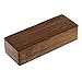 Dominoes Game Set Double 28 Tile Professional Domino Games Wooden Box Brass Inlay Tile Game - 8 Inch