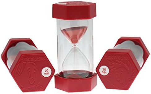 Tink n Stink Large 20 Minute Sand Egg Timer Red 16cm by tink n stink