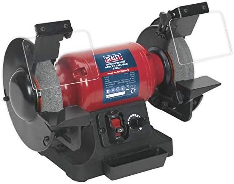 Sealey Bg150Wvs Bench Grinder ?150Mm Variable Speed, White