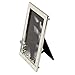 Roman Confirmation Silver Finish Cross 4 x 6 Photo Pearl Trim Picture Frame
