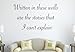 One Direction 1D The Story of My Life Lyrics Written in These Walls... Wall Decal Quote Sticker Art Decor Vinyl