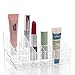 Clear Acrylic Trapezoid 24 Lattices Lipsticks 14.59.57.3cm Cosmetic Perfume Organizer Display Holder Storage Shelf