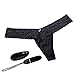 Electric/hustler Lingerie Toys Wireless Remote Control Vibrating Panties, Black, M/l